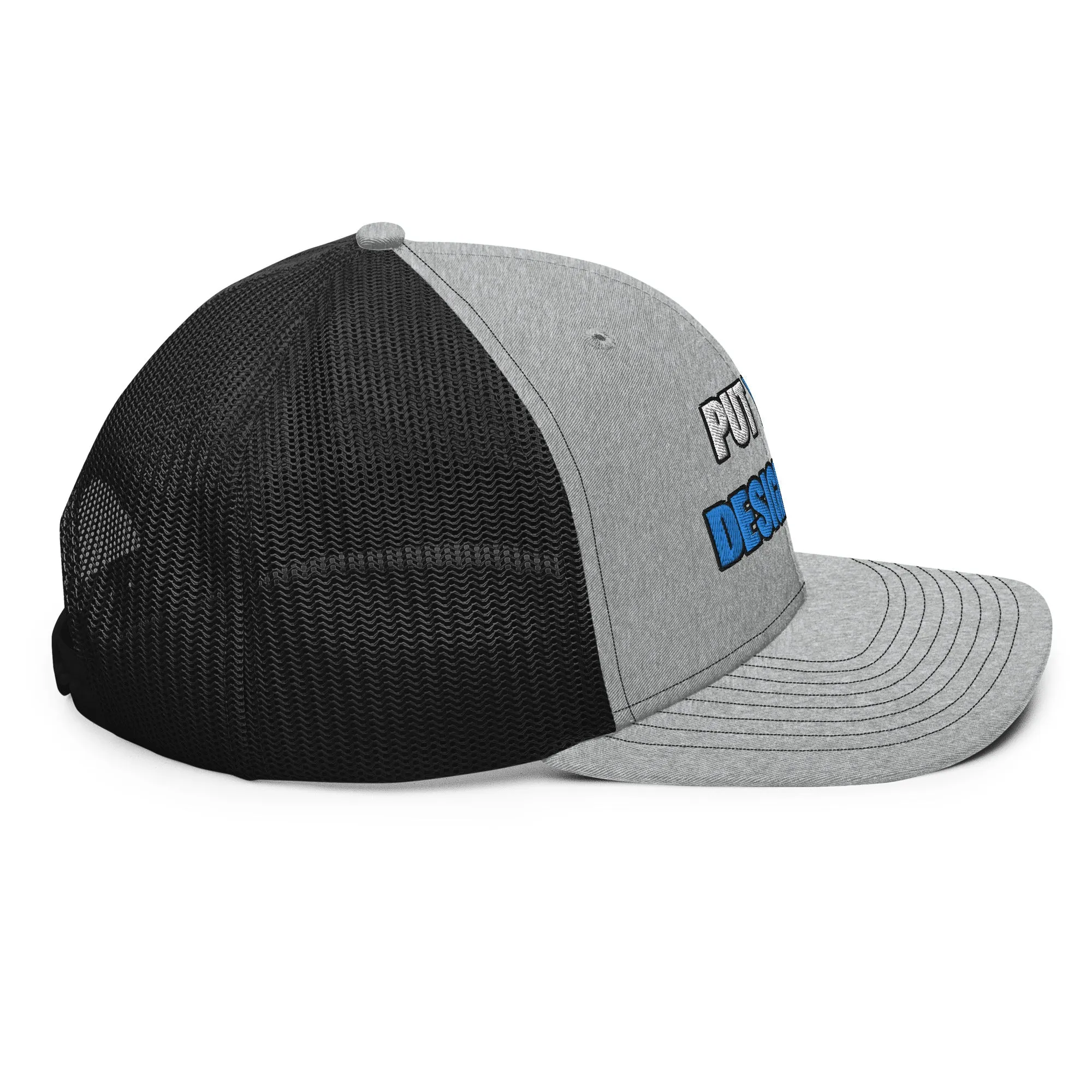 Snapback Trucker Cap | Richardson 112 - put your design here | standard color - Flat Embroidery