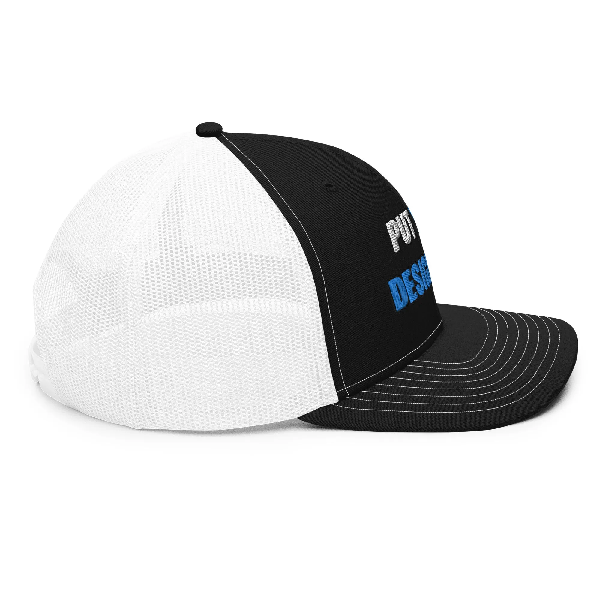 Snapback Trucker Cap | Richardson 112 - put your design here | standard color - Flat Embroidery