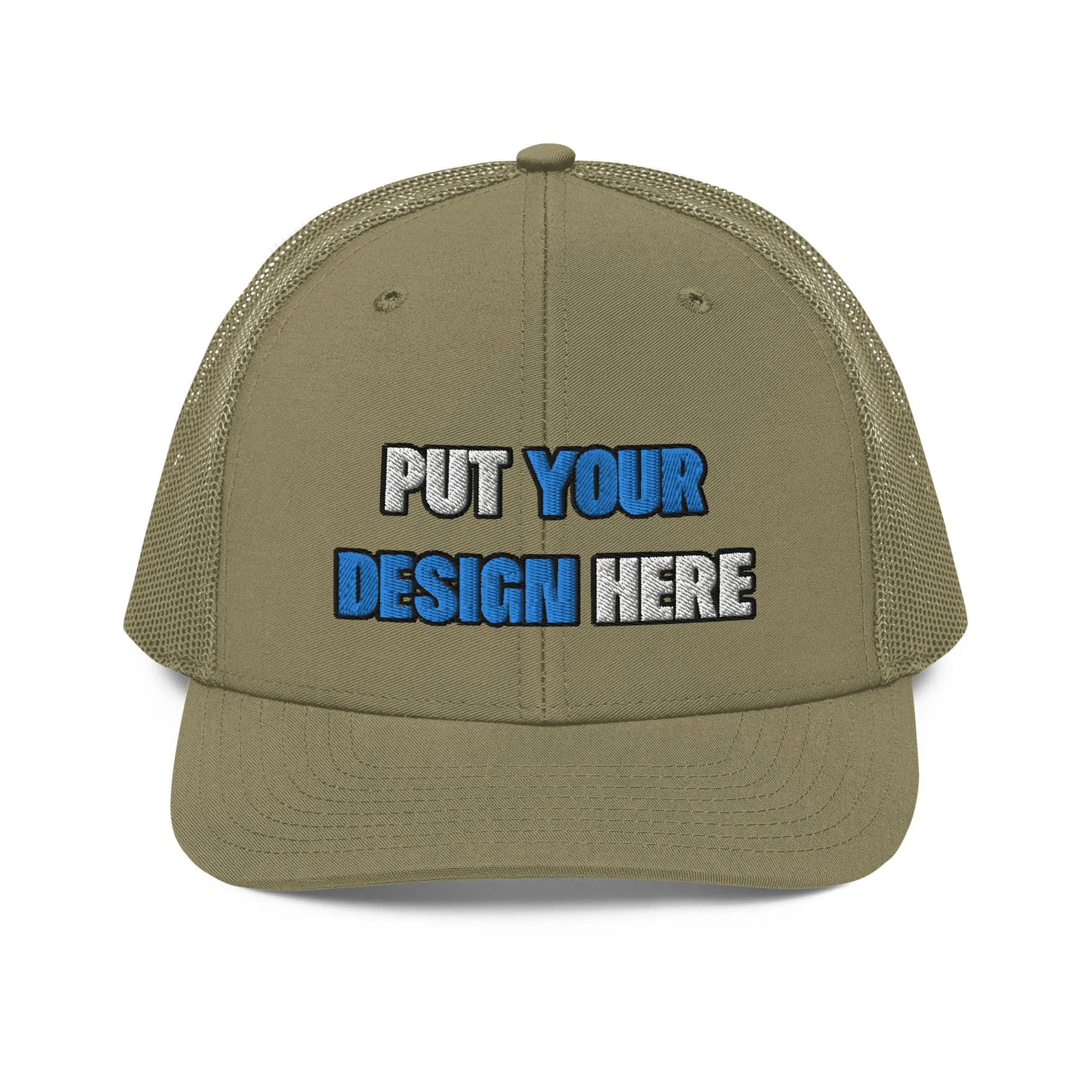 Snapback Trucker Cap | Richardson 112 - put your design here | standard color - Flat Embroidery