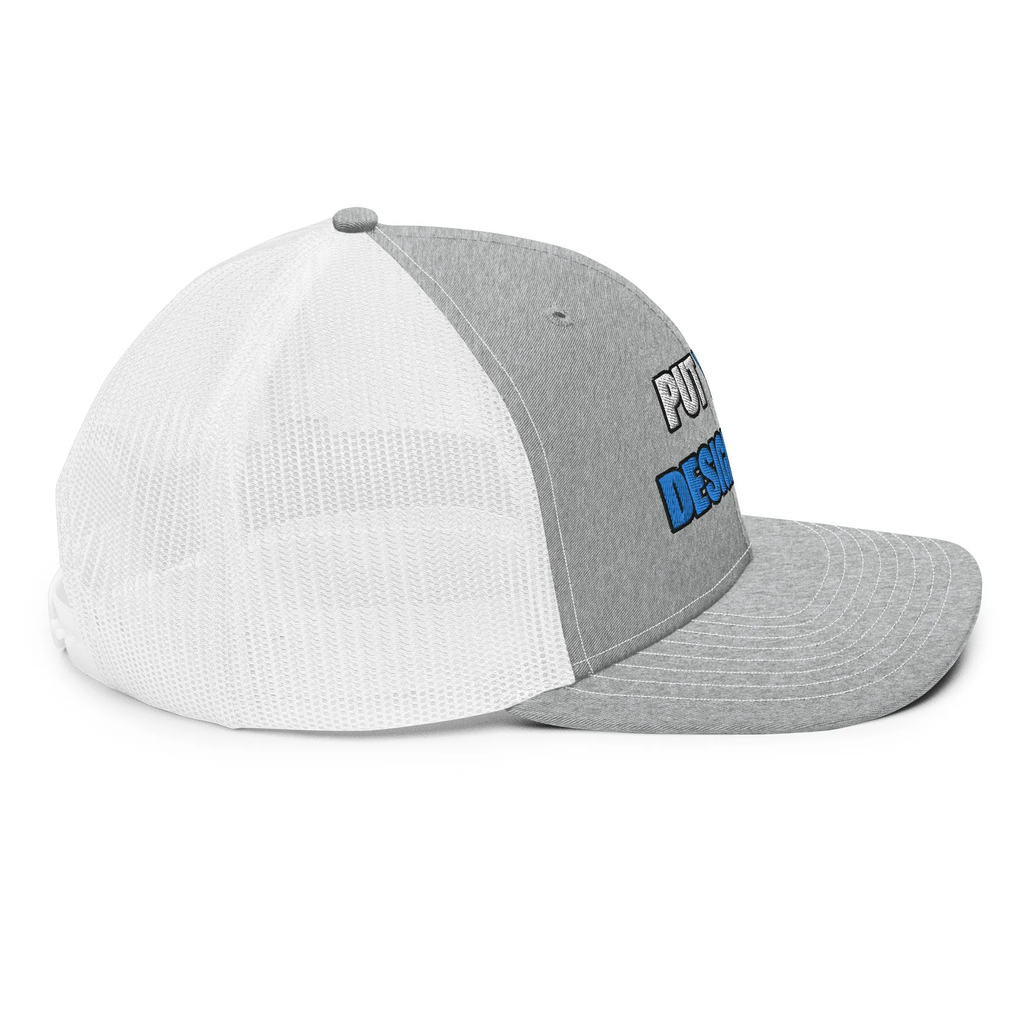 Snapback Trucker Cap | Richardson 112 - put your design here | standard color - Flat Embroidery
