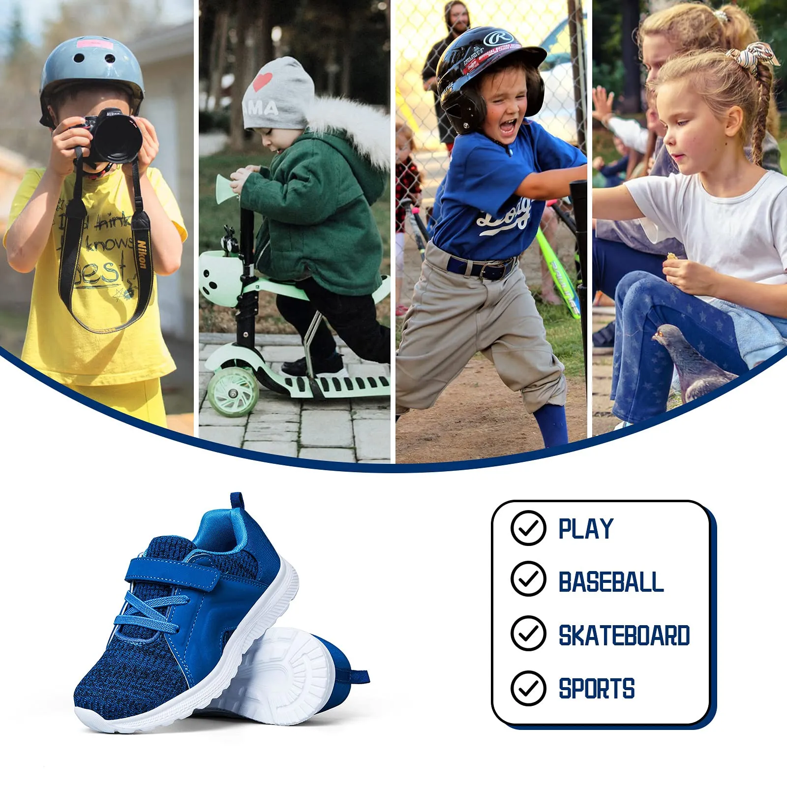 Solid Lace-up Mesh Breathable Tennis Sneakers