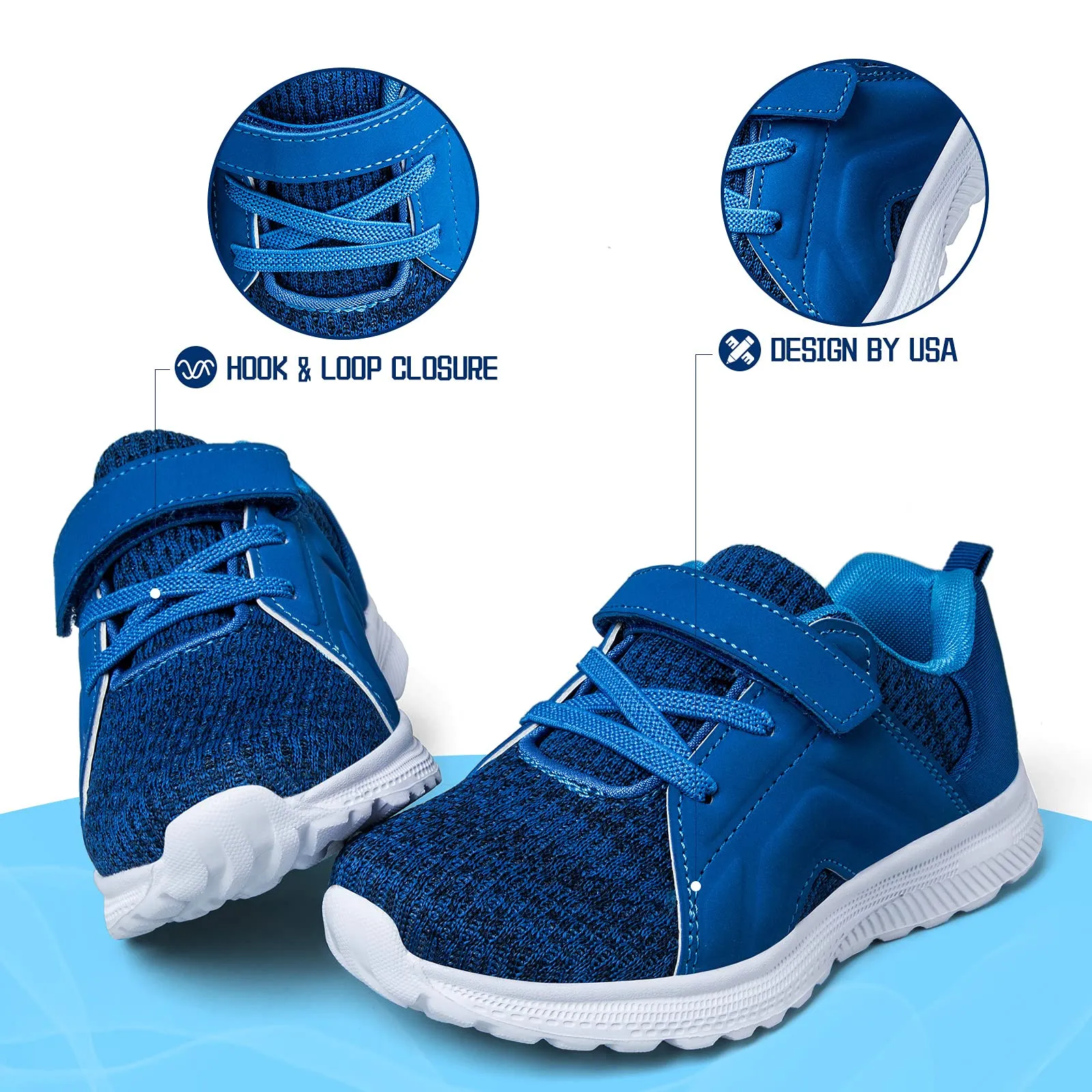 Solid Lace-up Mesh Breathable Tennis Sneakers
