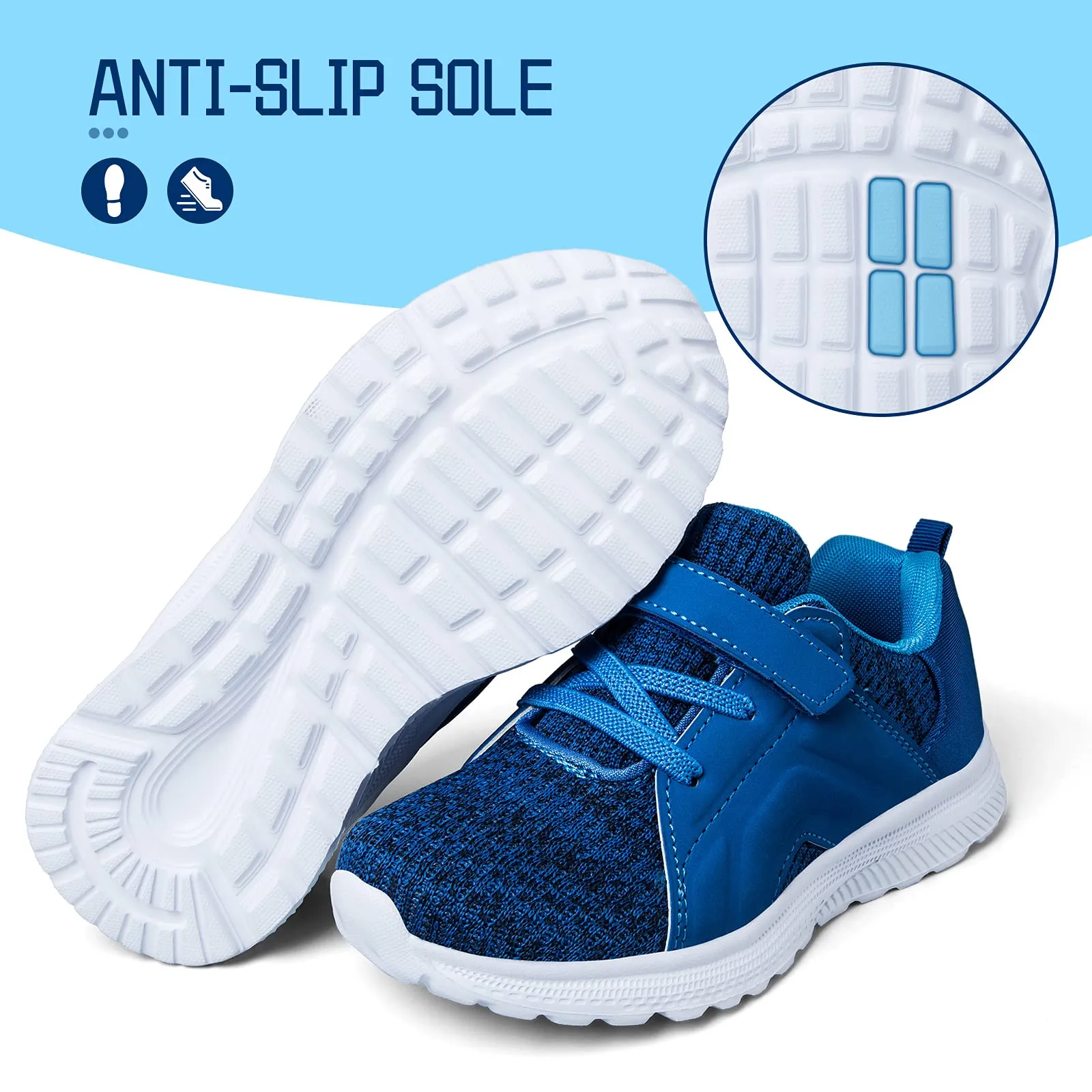 Solid Lace-up Mesh Breathable Tennis Sneakers