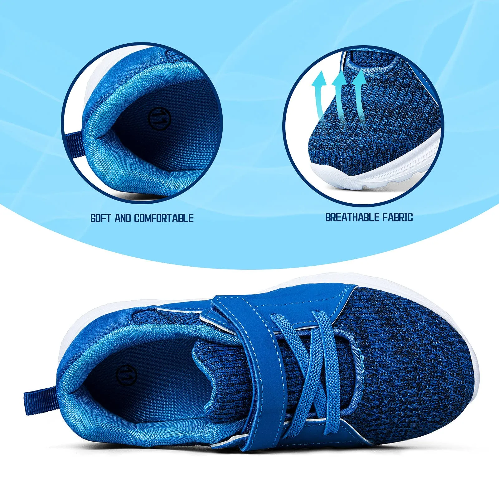 Solid Lace-up Mesh Breathable Tennis Sneakers