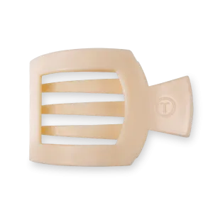 Square Flat Hair Clip | Large | Almond Beige