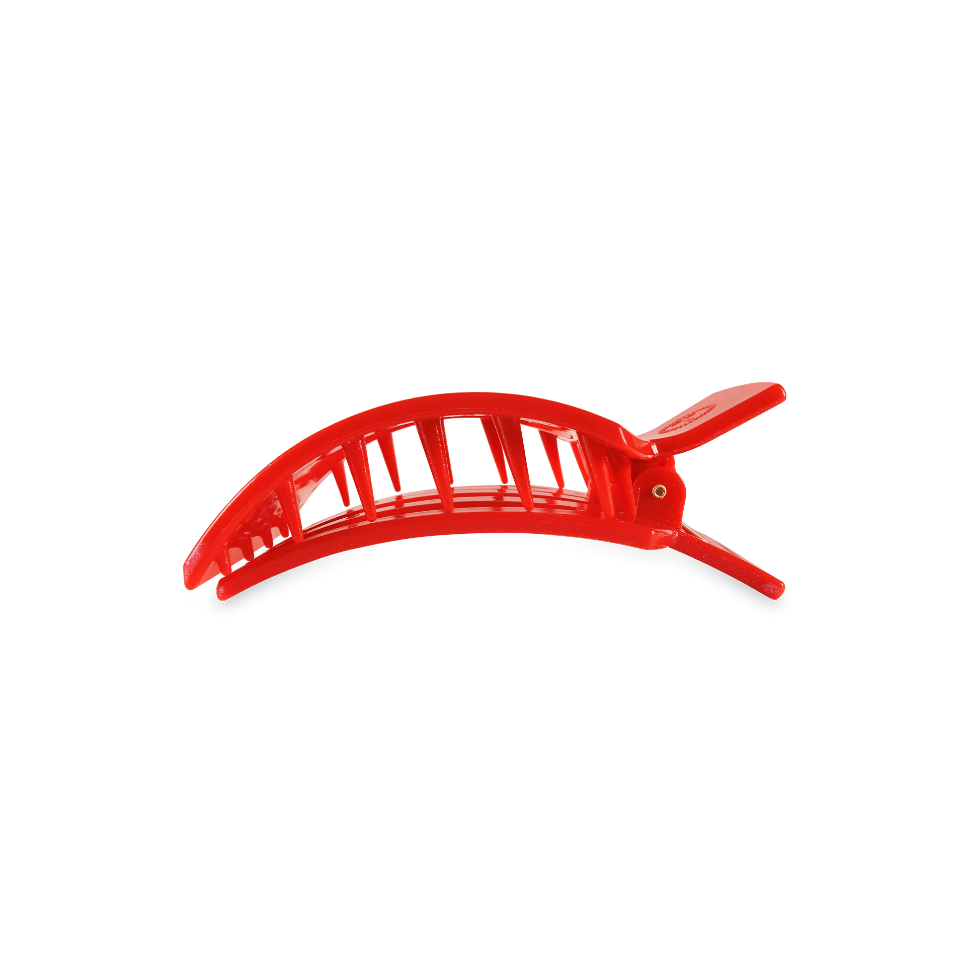 Square Flat Hair Clip | Small | Rudolph Red