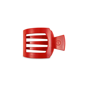 Square Flat Hair Clip | Small | Rudolph Red