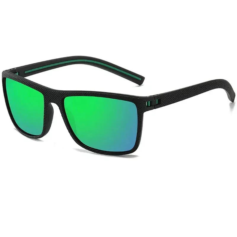 Square Polarized Sunglasses UV Protection Lightweight Frame for Men & Women