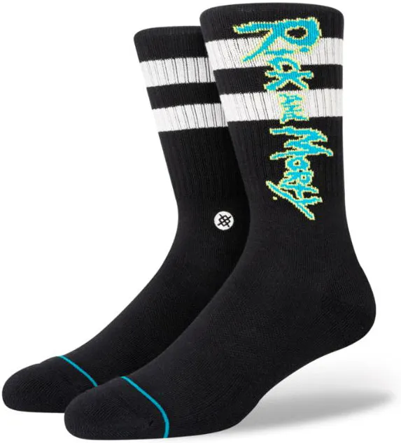 Stance Socks Unisex Rick and Morty Black