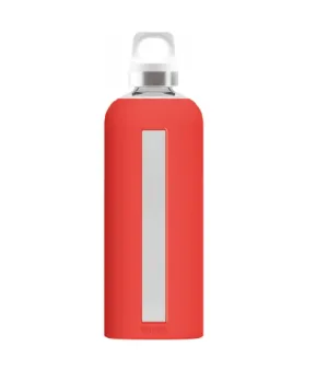 STAR GLASS WATER BOTTLE - SCARLET- 0.85L (29OZ)