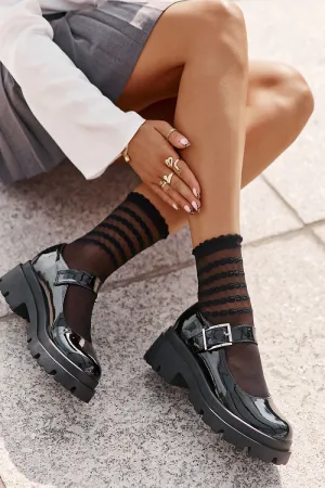 Stylish low shoes made of eco leather