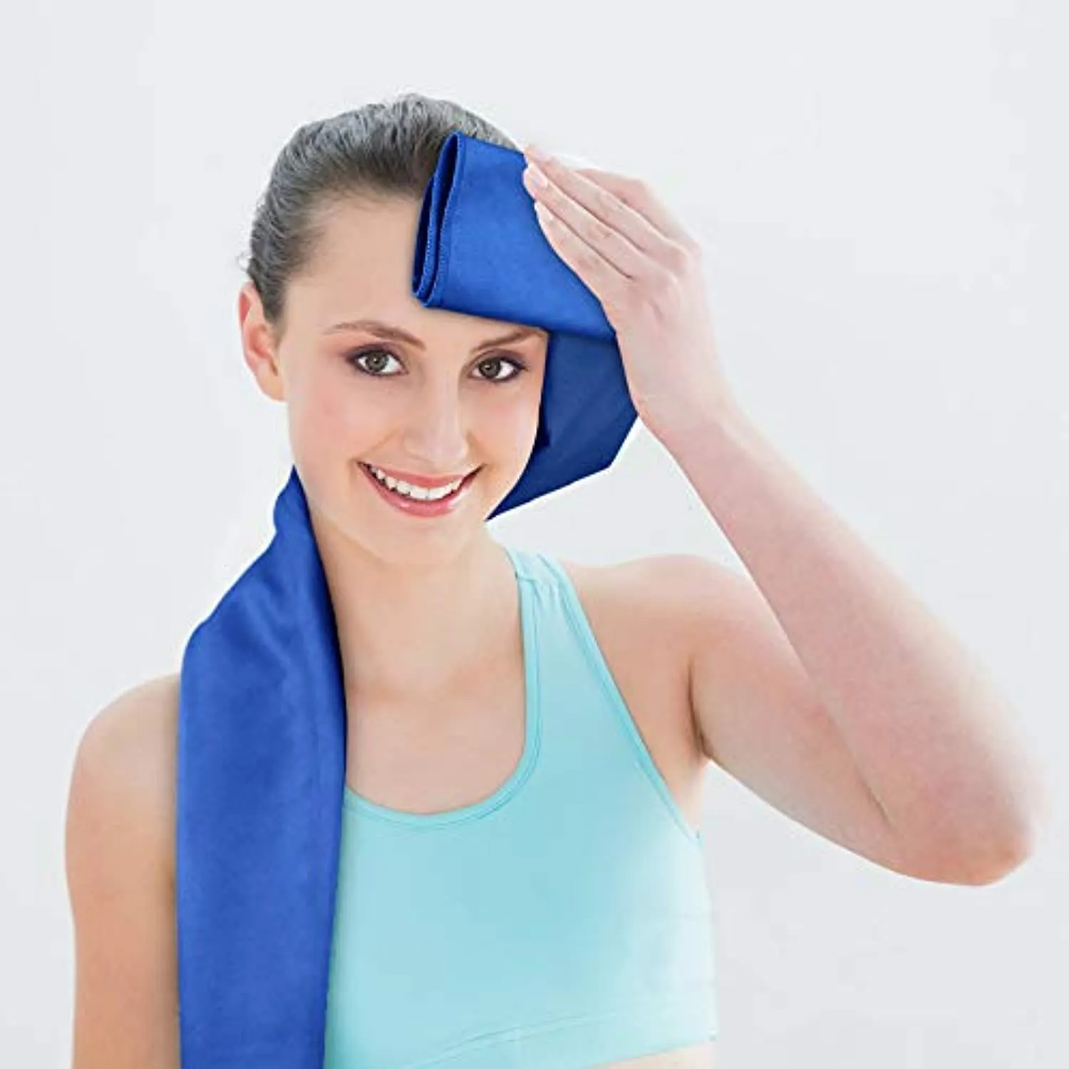 SUNLAND Toalla de yoga de microfibra absorbente de sudor suave antideslizante toalla de yoga caliente   toalla de mano 2 en 1 juego con bolsa de transporte, ideal para pilates Hot Yoga Bikram 24 pulgadas x 72 pulgadas