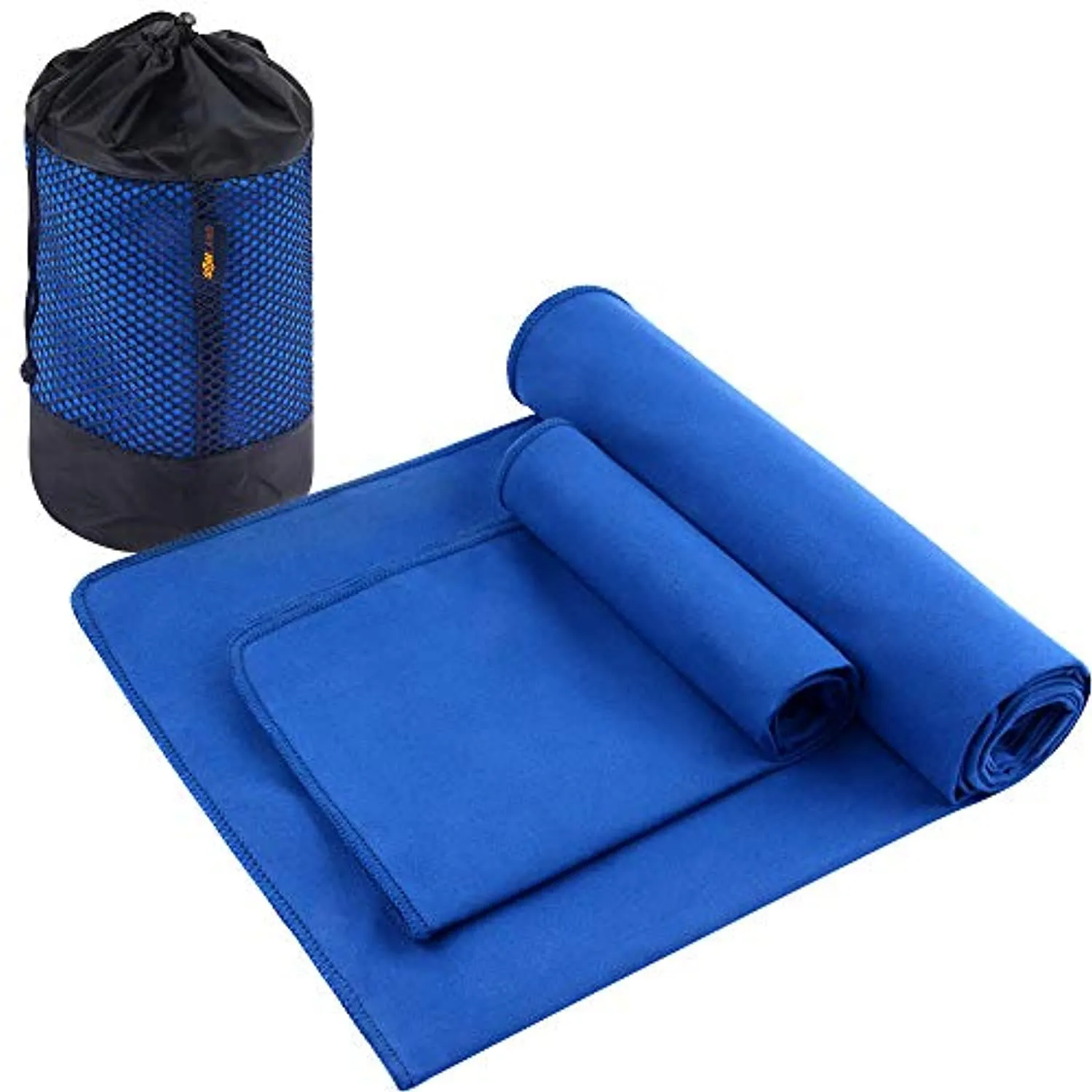 SUNLAND Toalla de yoga de microfibra absorbente de sudor suave antideslizante toalla de yoga caliente   toalla de mano 2 en 1 juego con bolsa de transporte, ideal para pilates Hot Yoga Bikram 24 pulgadas x 72 pulgadas