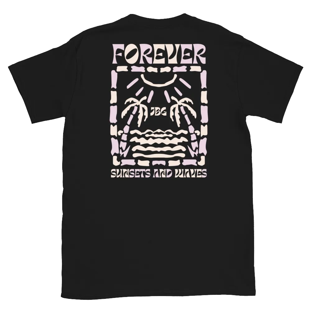 Sunsets and Waves - women's soft Tee