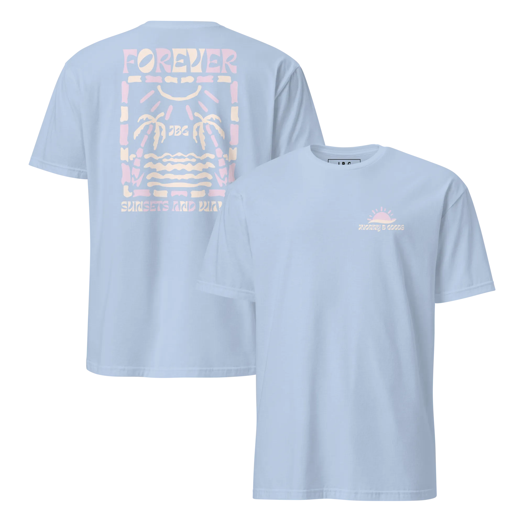 Sunsets and Waves - women's soft Tee