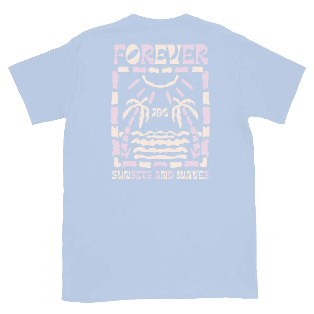 Sunsets and Waves - women's soft Tee