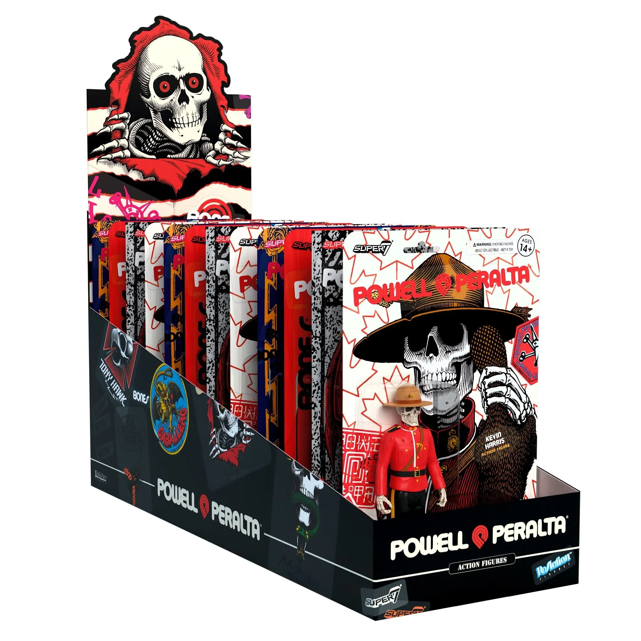 Super7 x Powell Peralta Ray "Bones" Rodriquez Wave 4 ReAction Figure