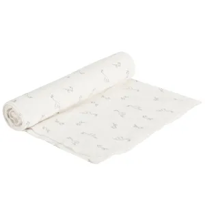Swaddle Blanket - Stork Print