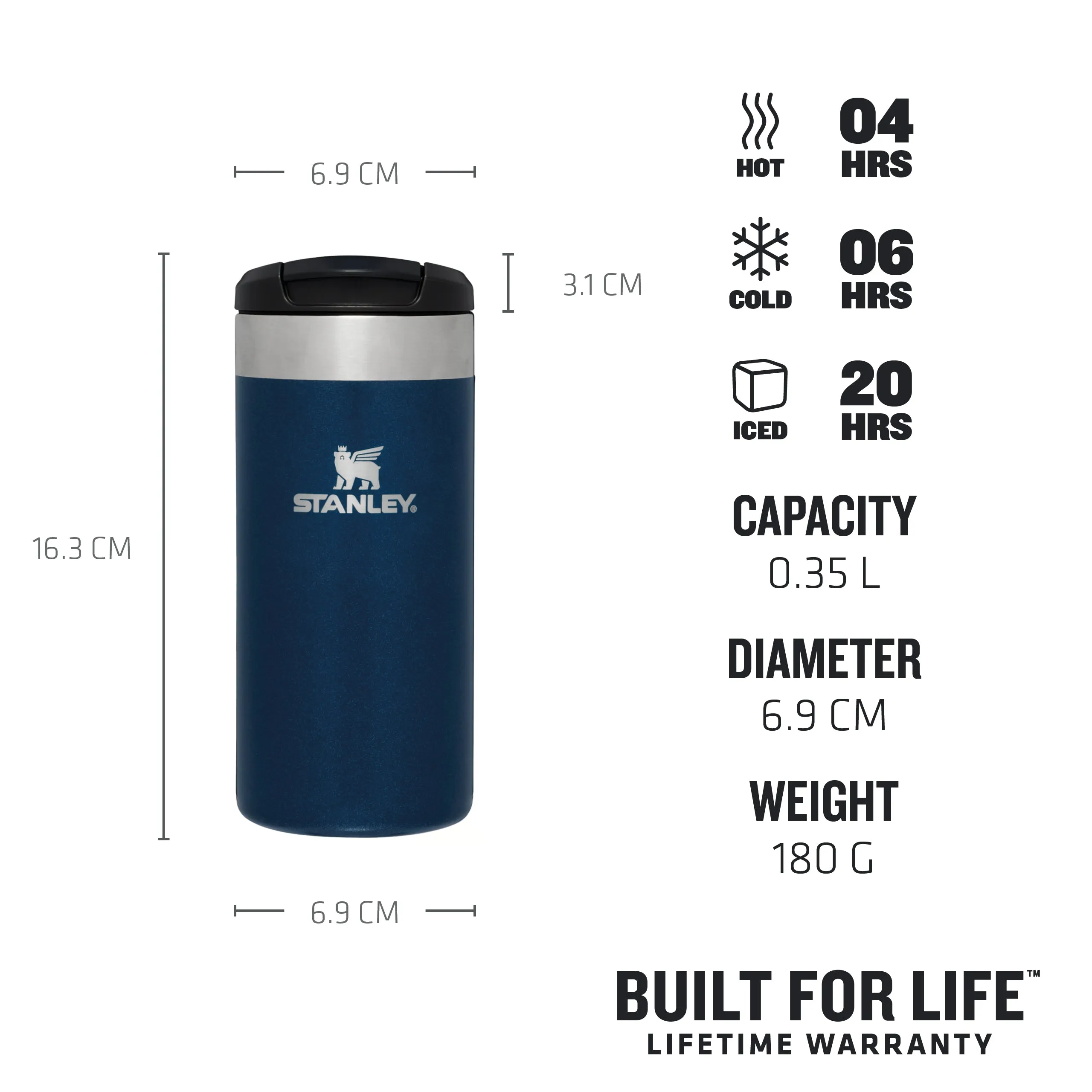 The AeroLight™ Transit Mug | 0.35L - Stanley Create