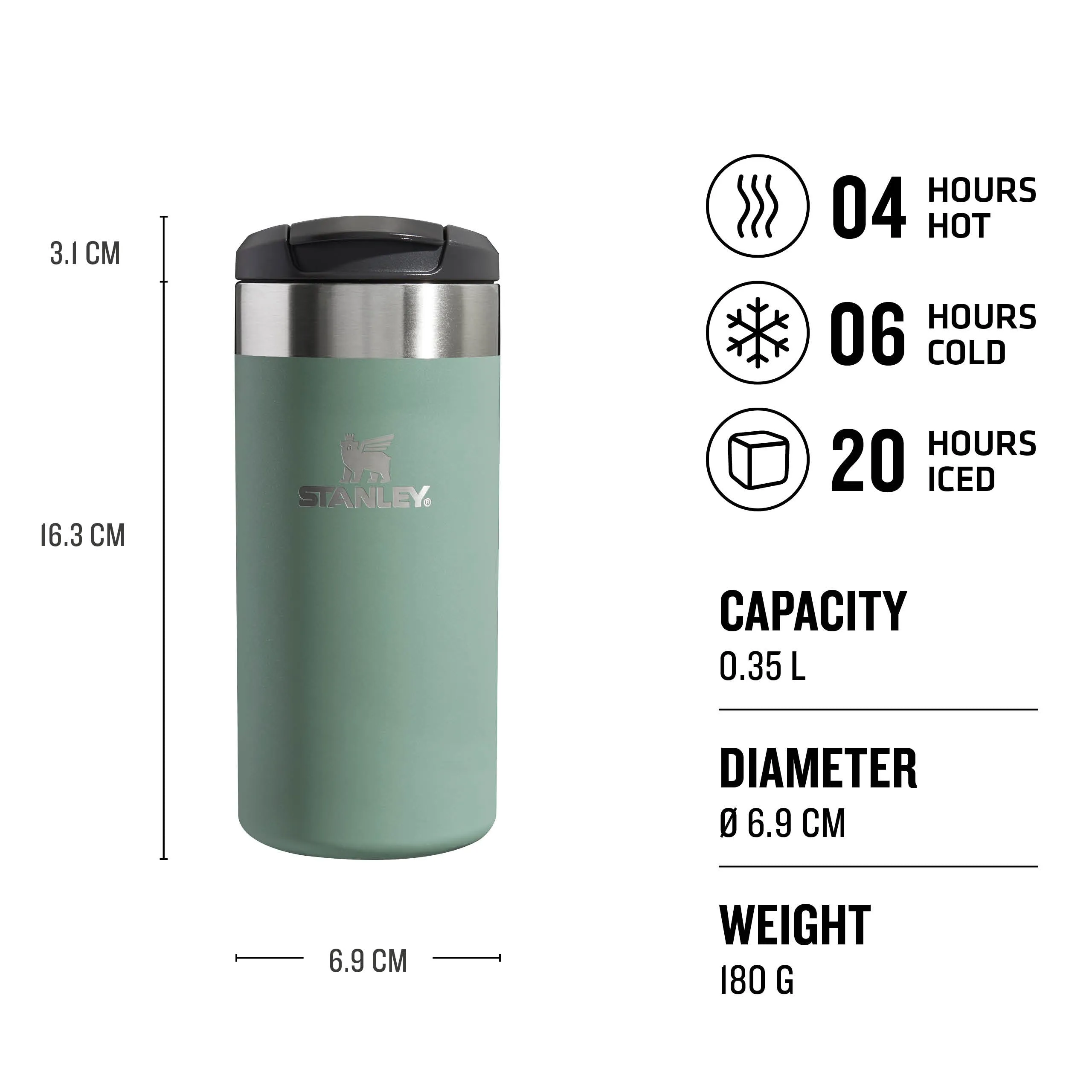 The AeroLight™ Transit Mug | 0.35L - Stanley Create