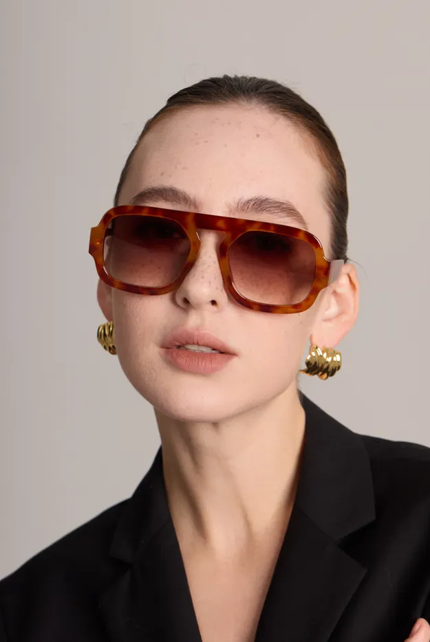 The Gigi Sunglasses | Chestnut