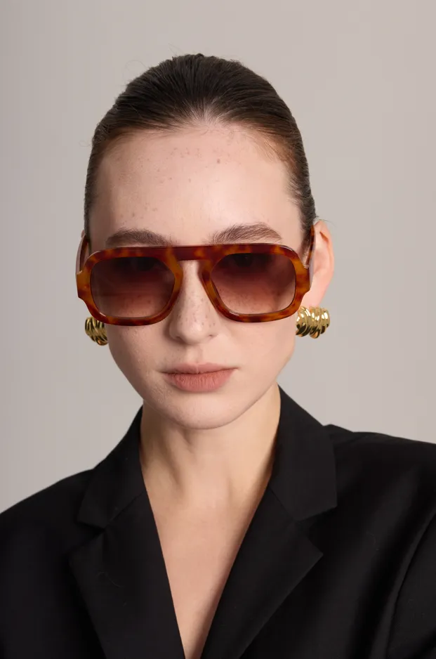 The Gigi Sunglasses | Chestnut