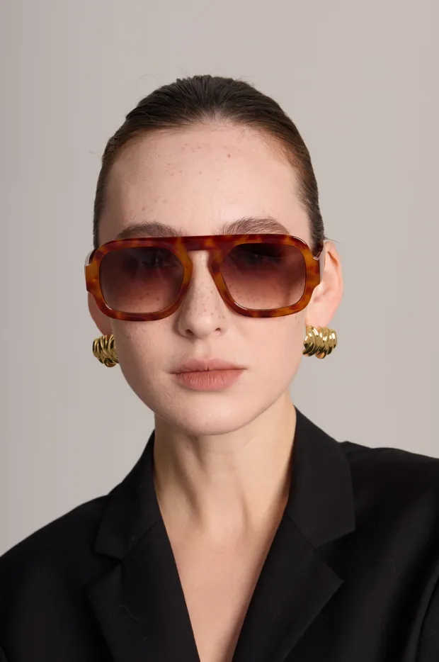 The Gigi Sunglasses | Chestnut
