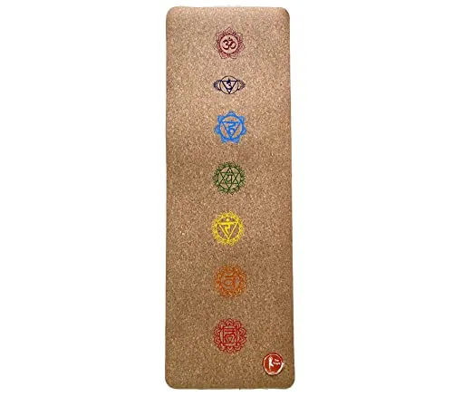 The Yogis™️ Cork Yoga Mat for Men and Women [[ 5mm ]] Free Yoga Mat Belt