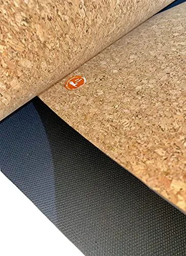 The Yogis™️ Cork Yoga Mat for Men and Women [[ 5mm ]] Free Yoga Mat Belt