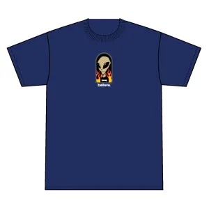 Thrasher - X AWS Beleive Youth Tee Navy