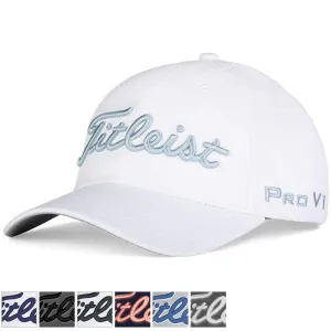 Titleist Fitted Tour Elite Cap S/M White/Black (TH20FTEW-P12)