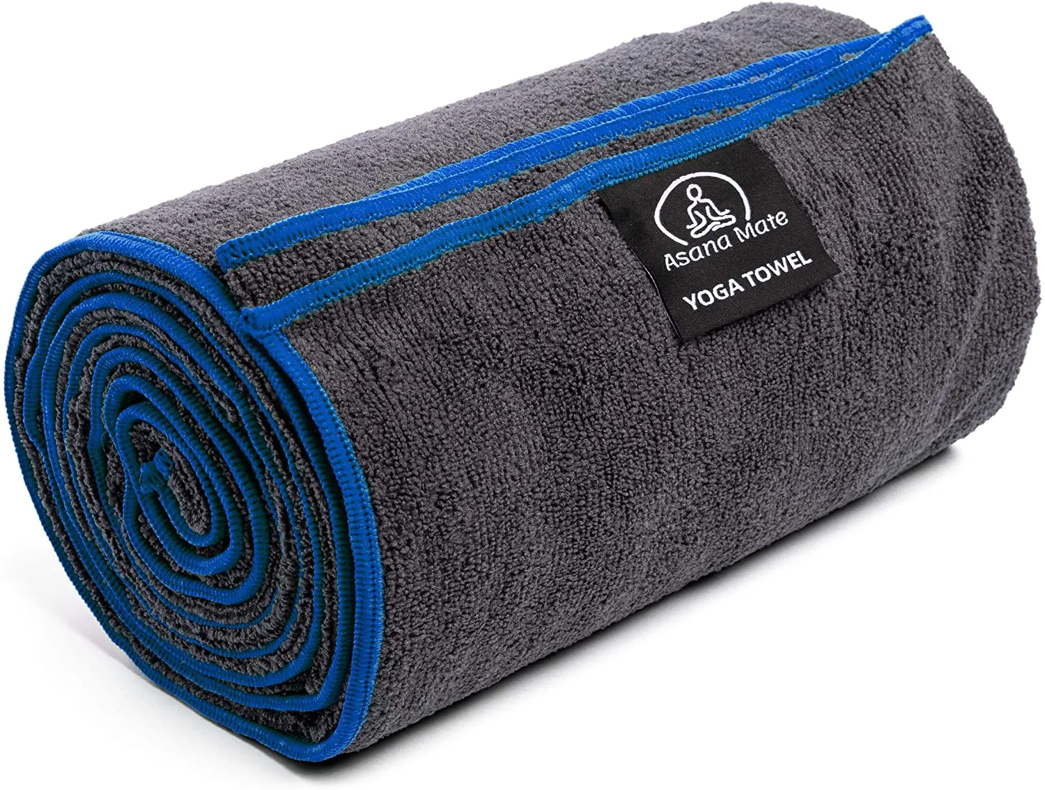 Toalla de yoga Asana Mate de microfibra 26 x 72 antideslizante para yoga caliente, toallas de gimnasio suaves y absorbentes para yoga caliente, pilates, entrenamientos, ejercicios…