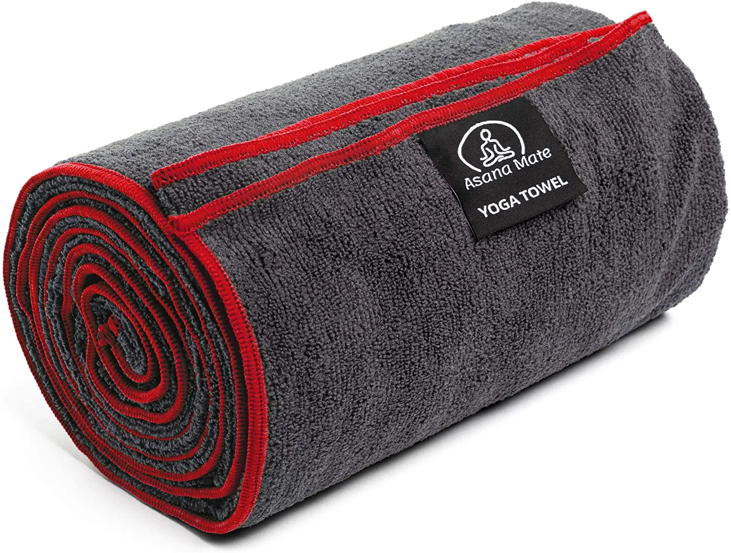 Toalla de yoga Asana Mate de microfibra 26 x 72 antideslizante para yoga caliente, toallas de gimnasio suaves y absorbentes para yoga caliente, pilates, entrenamientos, ejercicios…