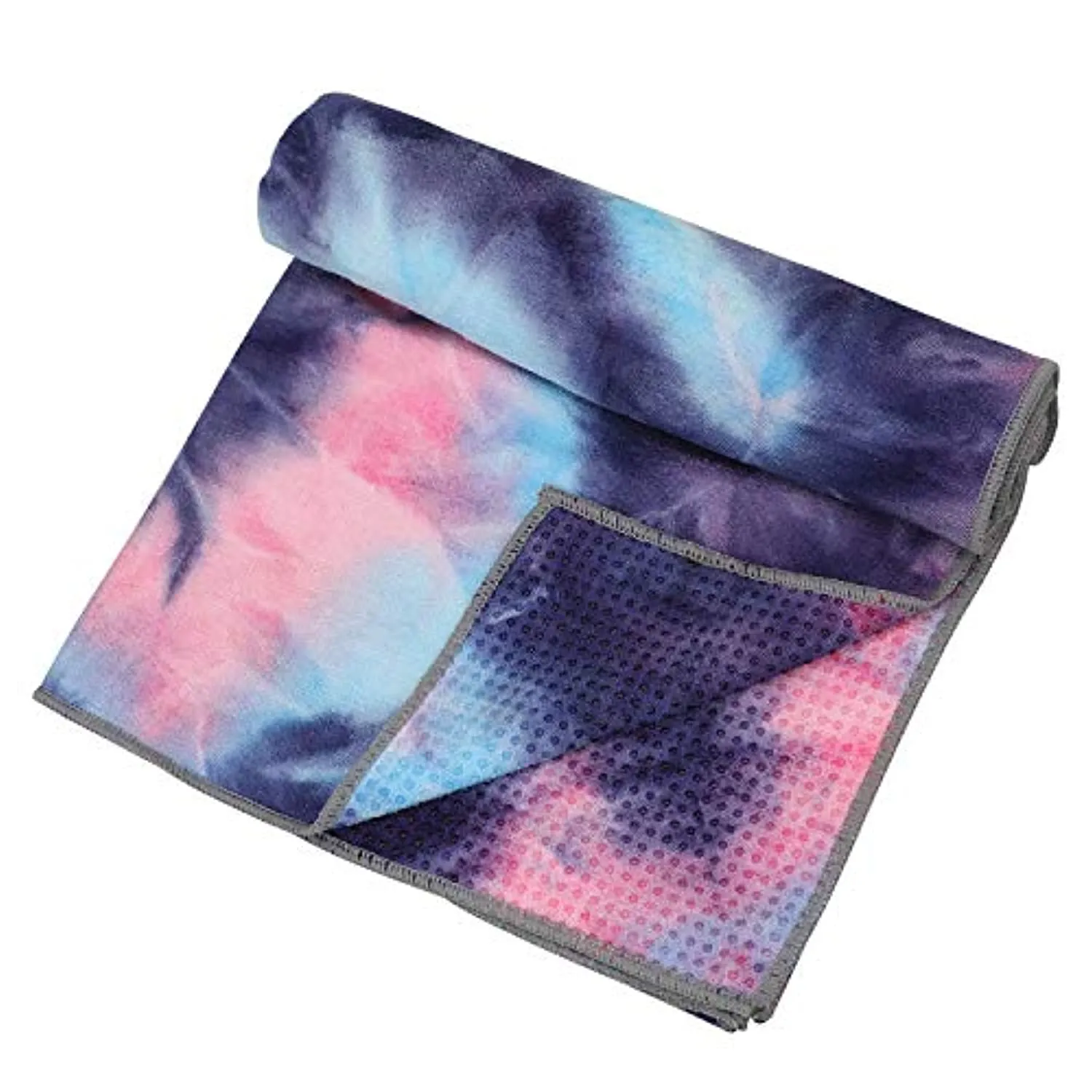 Toallas de yoga, toalla de yoga antideslizante, textura de gofre antideslizante, 100% absorbente de microfibra sin olor, toalla de yoga de tamaño estándar de 24 pulgadas x 72 pulgadas, para yoga caliente, Bikram, Pilates