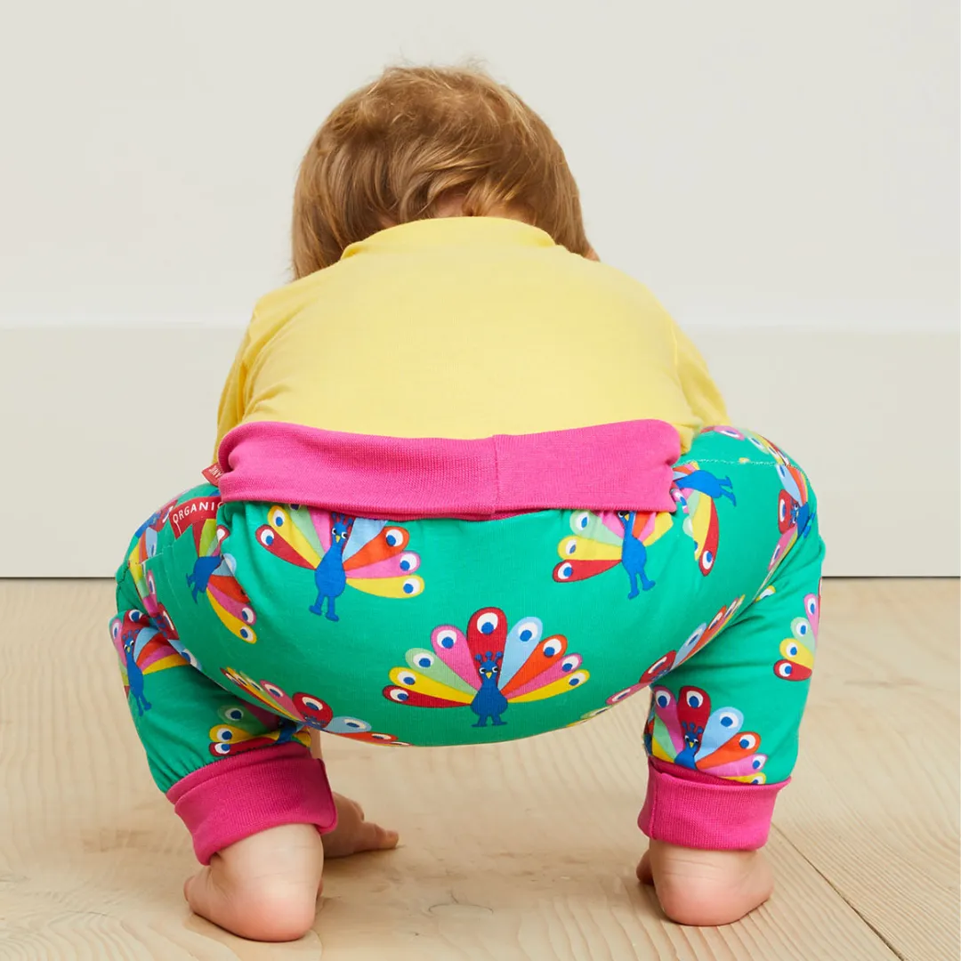 Toby Tiger - Yoga Pants - Organic Peacock