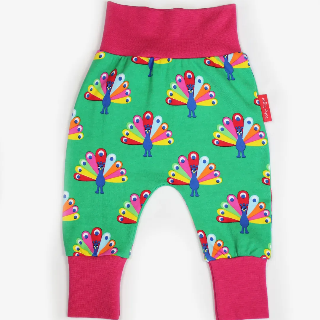 Toby Tiger - Yoga Pants - Organic Peacock