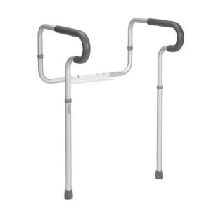 Toilet Safety Frame with Padded Armrests - 1 Each