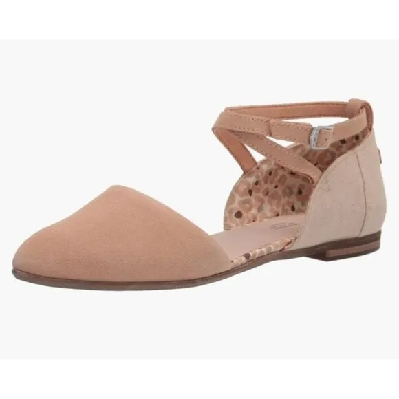 TOMS Julie Ankle Strap Flat