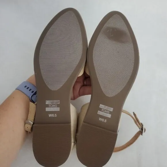 TOMS Julie Ankle Strap Flat