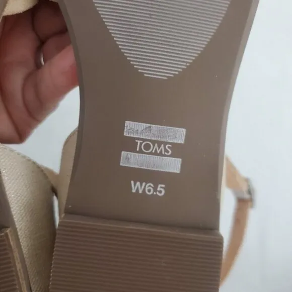 TOMS Julie Ankle Strap Flat