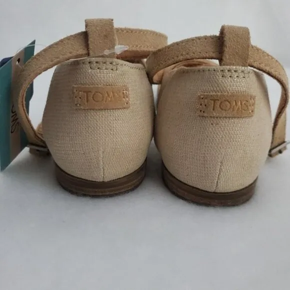 TOMS Julie Ankle Strap Flat