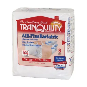 Tranquility 2195 Air Plus Breathable Briefs, 3XL Bariatric,  70"-106"  CS/32