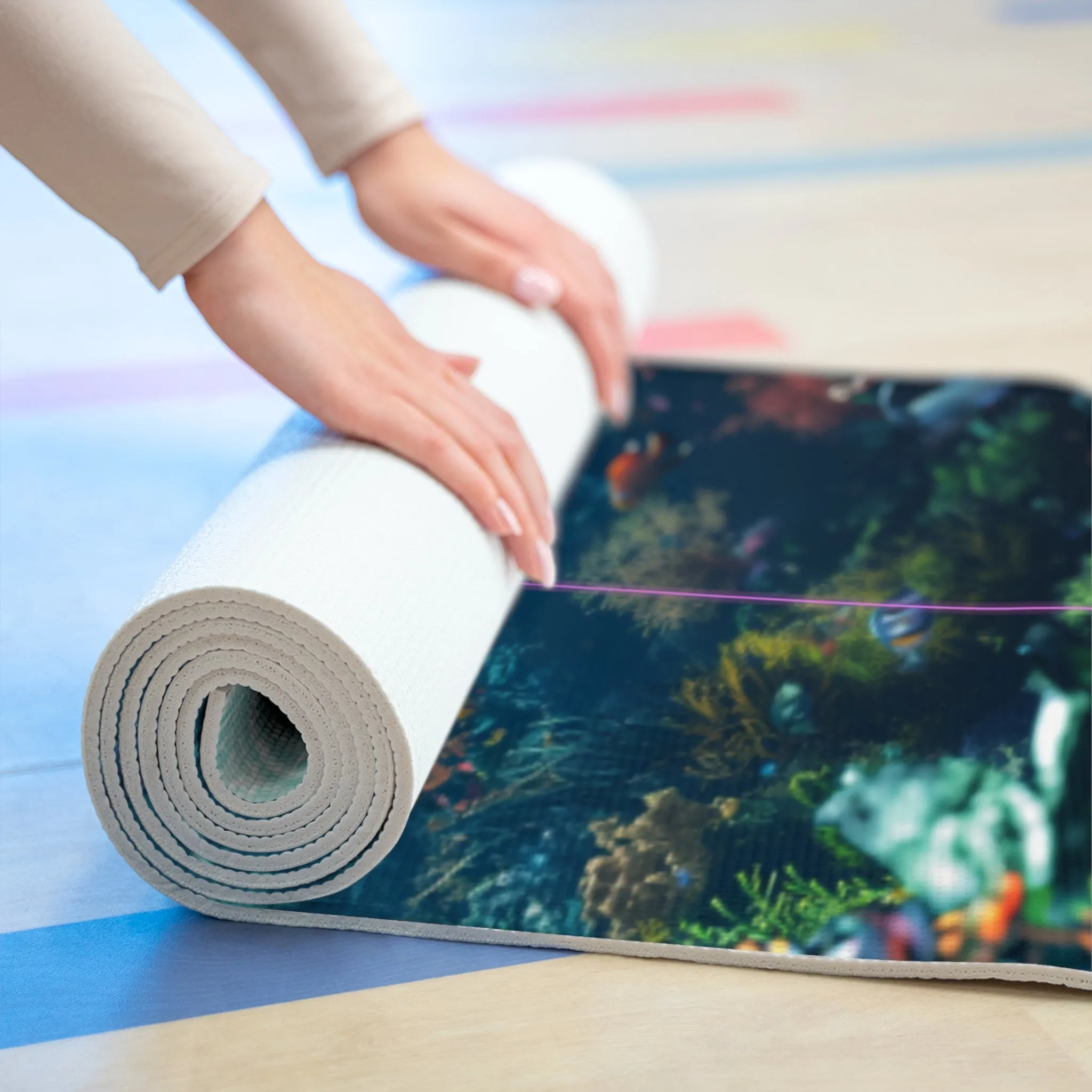 Under Sea Foam Yoga Mat