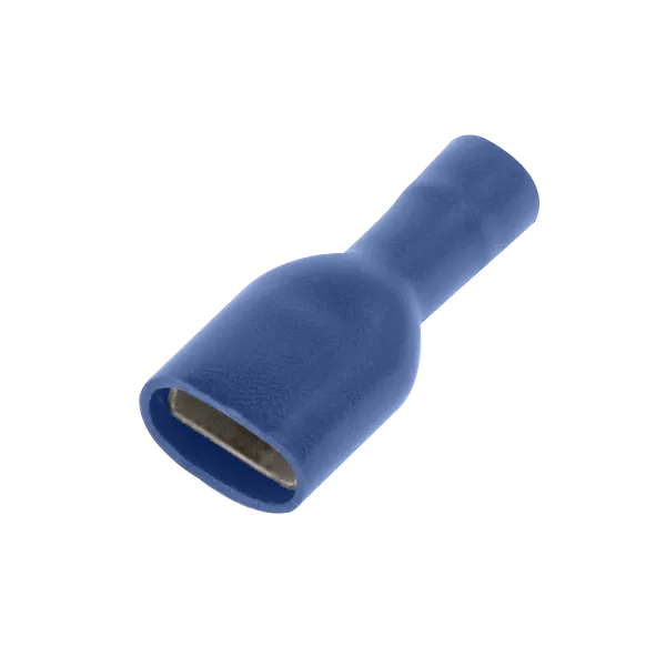 Unicrimp QBFPO63F Bl Flly Ins Female Pushon 6.3mm (100 Pack)