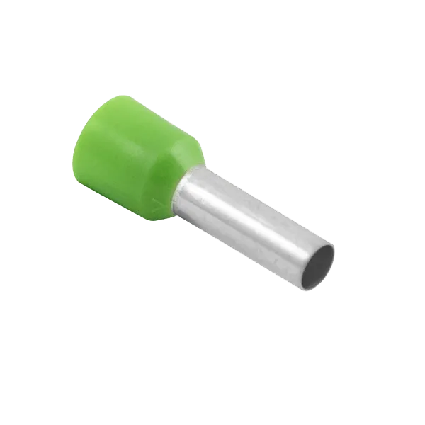Unicrimp QBFR6 Bootlace Ferrule 6mmý Green French (100 Pack)