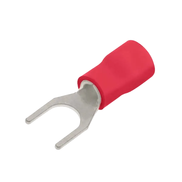 Unicrimp QRF3 Red Fork Terminal 3mm (100 Pack)