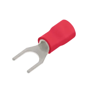 Unicrimp QRF3 Red Fork Terminal 3mm (100 Pack)
