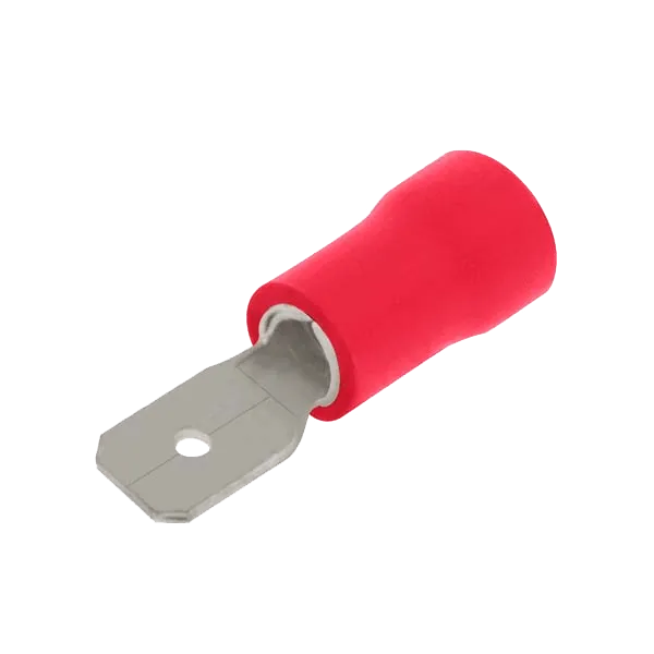 Unicrimp QRPO28M8 100 X Red Male Pushon  2.8mm & .8mm Tab (100 Pack)