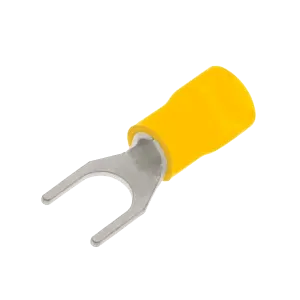 Unicrimp QYF5 Yellow Fork Terminal 5mm (100 Pack)