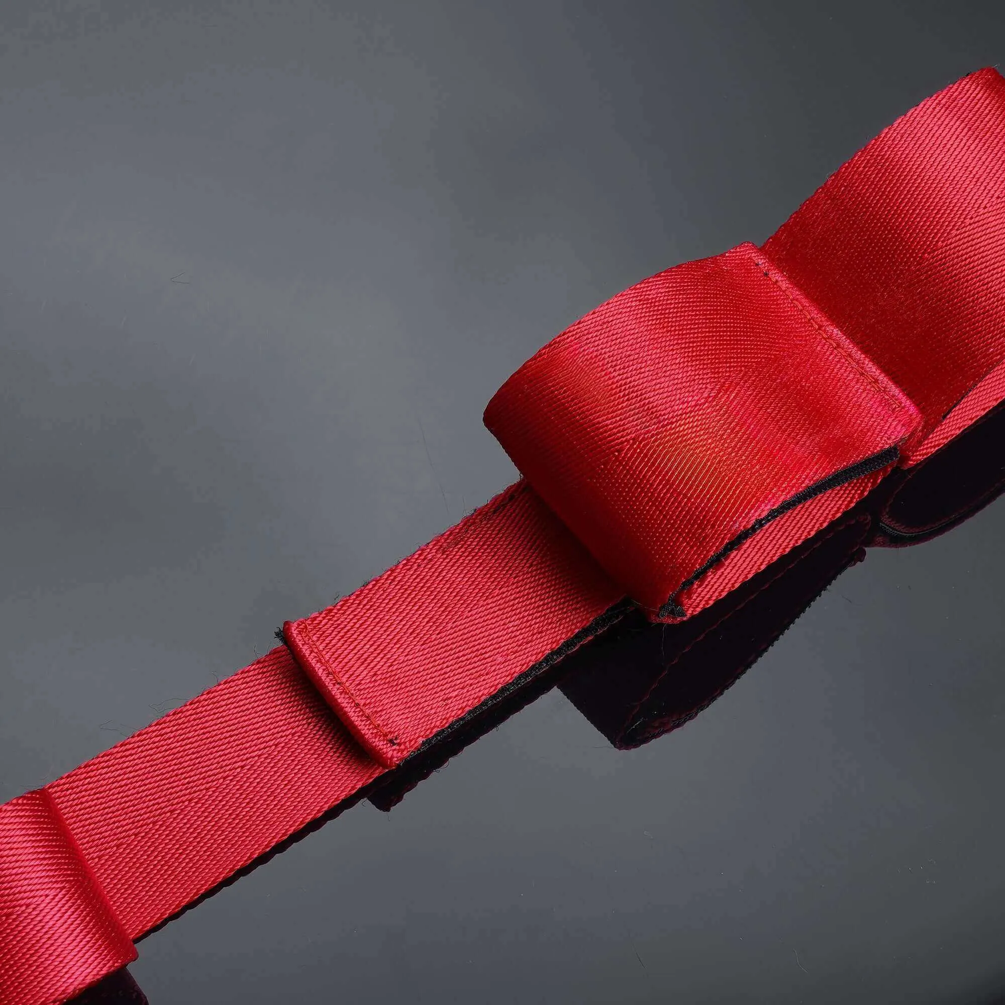 UPKO Bowknot Hogtie Portable Bondage Gear Red